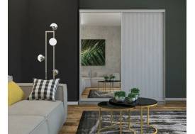 Шкаф-купе Юлия 2000 рельефный МДФ/зеркало