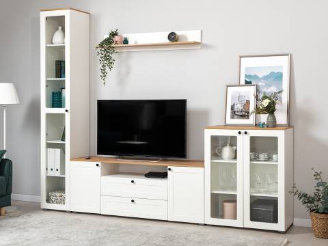 Гостиная Остин Белый шагрень