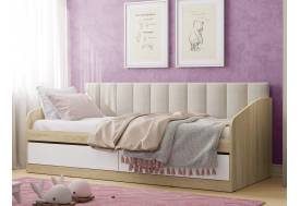 Кровать Фанк НМ 041.50 900х2000 с мягкой спинкой Бали