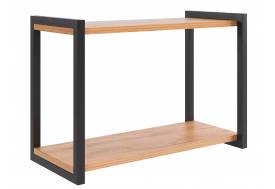 Полка Юниор дуб крафт золотой/черный муар