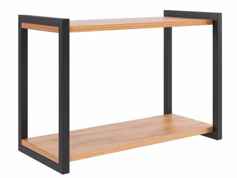 Полка Юниор дуб крафт золотой/черный муар