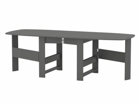 Стол-книжка обеденный 1-66 Графит