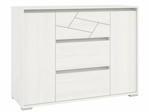 Комод с двумя дверками и тремя ящиками Аделина 4-4434