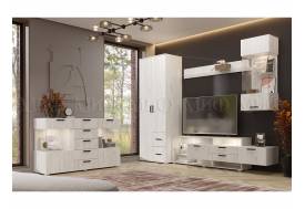 Гостиная Алтея Дуб крафт Белый