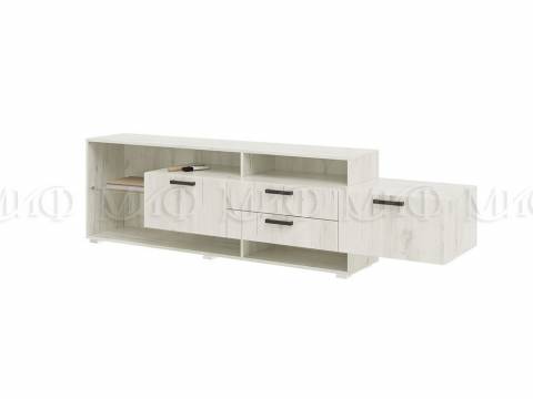 Тумба ТВ Алтея Дуб крафт Белый