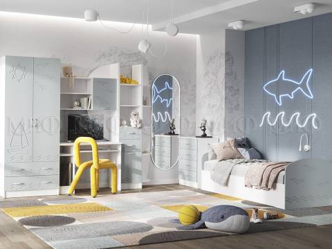 Детская Юниор-2 с рабочей зоной Шарли Бриз