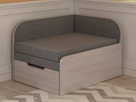 Диван детский Малютка шимо светлый-cерый