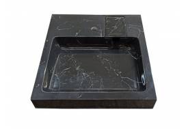 Раковина над стиральной машиной Star 50 MySpace Черный Мрамор