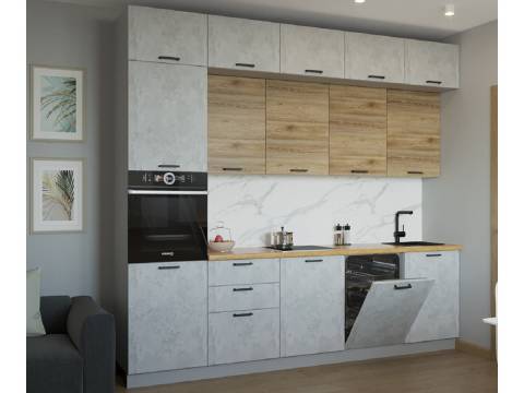 Кухонный гарнитур арт 31 Лофт 3000 мм