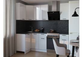 Кухонный гарнитур арт 15 Белый глянец 1200Х1800 мм