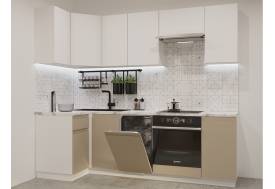 Кухонный гарнитур арт 28 Лайн Тальк Пикрит 1000х2450 мм