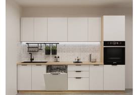 Кухонный гарнитур арт 3 Фаска Тальк 2900 мм