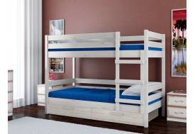 Кровать Джуниор с ящиками Белый античный