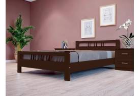 Кровать Вероника-3 1600 Орех