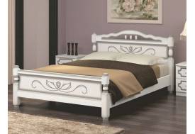 Кровать Карина-5 1600 Белый жемчуг