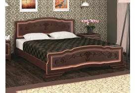 Кровать Карина-6 1600 Орех темный