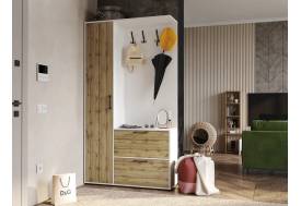 Прихожая Сиама белый-дуб вотан