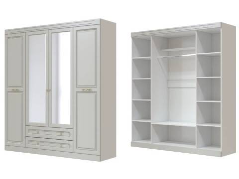 Шкаф для одежды ШР-4 Олимп Фисташковый