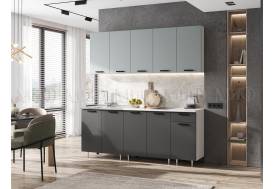 Кухня Рио New 2000 Сумеречный голубой/Графит