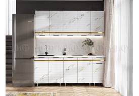 Кухня Милена 2,0 м Мрамор золото