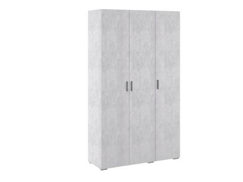 Шкаф Осло 3 двери М04 ручка брусок Цемент светлый