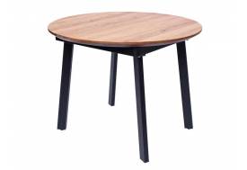 Стол Раунд раздвижной натуральный дуб КС-60 бабочка