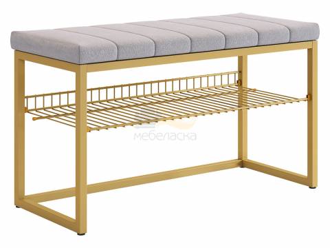 Обувница Классная 2 золото/оникс