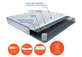 Матрас Брюс ширина 1400