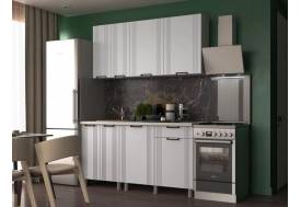 Кухня Вандт 1600 МДФ Арктик без столешницы