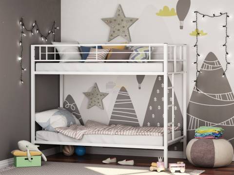 Двухъярусная кровать Севилья Белый