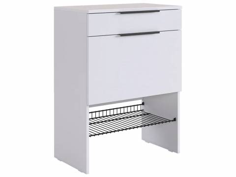 Обувница Баско белое дерево