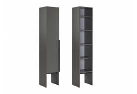 Шкаф однодверный L400 Баско графит