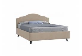 Кровать Адель с ПМ 1200х2000 мм микровелюр бежевый