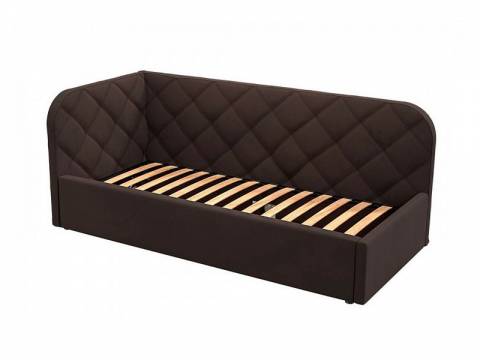 Кровать-софа Комфорт-1 Левая Ромб с ПМ велюр Магия 11