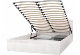 Кровать КД-1.12 1600 Сабрина-2 Ясень анкор светлый