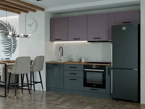 Кухонный гарнитур Виола 2550 верх МДФ