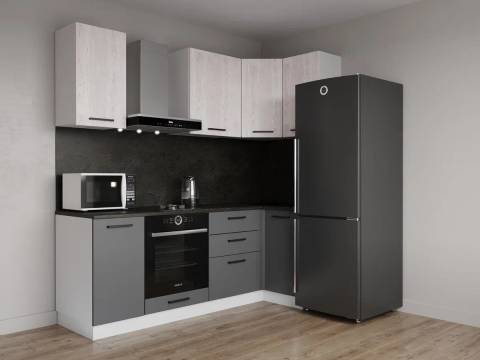 Кухонный гарнитур Санторини 2200х1000 МДФ