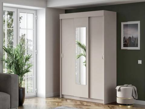 Шкаф-купе 3-х створчатый Бассо кашемир