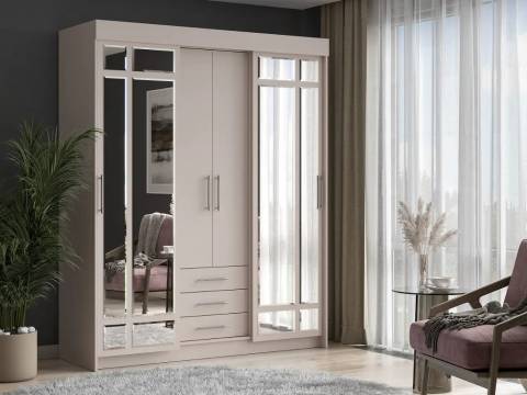 Шкаф-купе Фортуна кашемир
