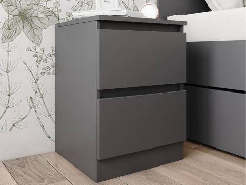 Тумба с 2-мя ящиками Мори ТПМ400.2 графит