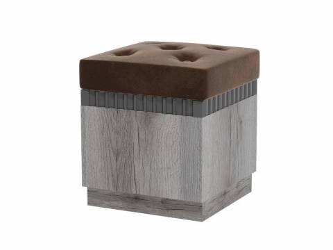 Пуфик на цоколе Ольга 3 дуб коми