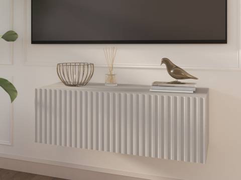 Тумба подвесная Lines MTV3-MA 900 мм Леда бежевый