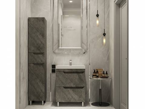 Комплект для ванны напольный Леон 80 оникс