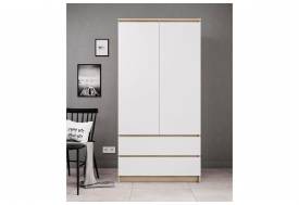 Шкаф Мори МШ900.1 с ящиками Сонома-Белый