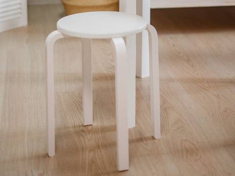 Табурет Family круглый белый