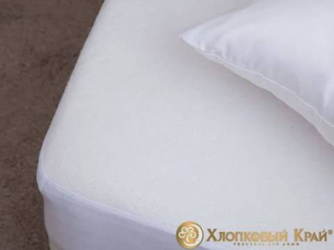 Наматрасник махра ПУ Caress 120х200 см