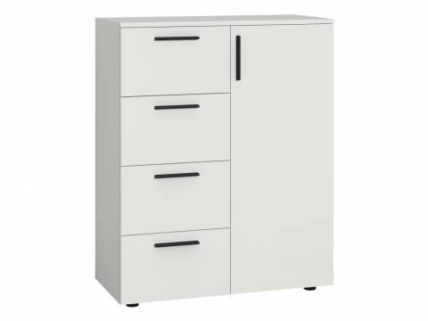 Комод 16.241 Эйр Белый шагрень