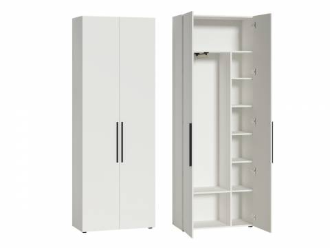 Шкаф для одежды 13.340 Эйр Белый шагрень