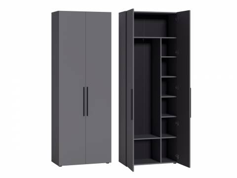 Шкаф для одежды 13.340 Эйр Серый Графит