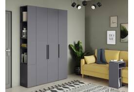 Шкаф Эйр Серый Графит